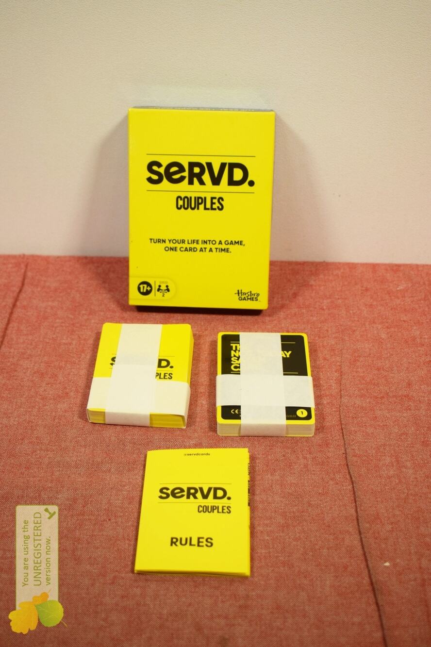 SERVD Couples Card Game